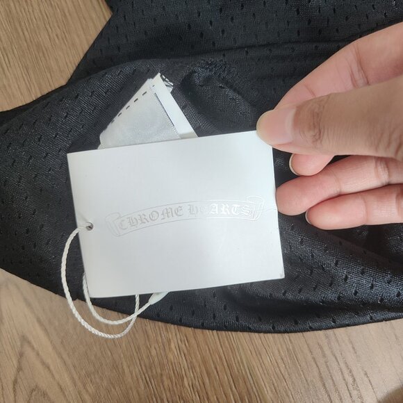 Chrome Hearts Mesh Stadium Football Black Jersey - Picture 5 of 7